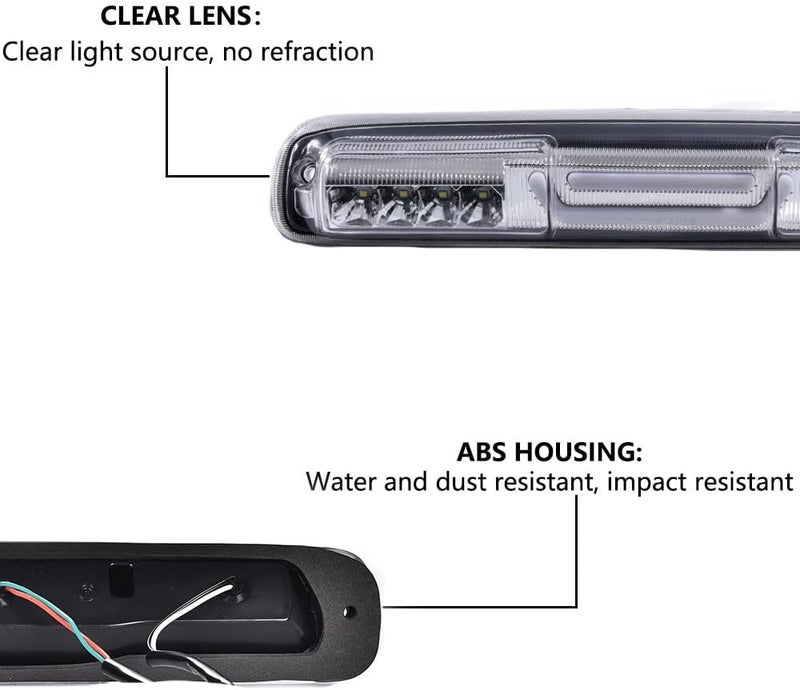 PIT66 3rd Brake Light Compatible with Chevy Silverado 1500 2500 3500 & HD Models (99-06 silverado/sierra) - Image 5